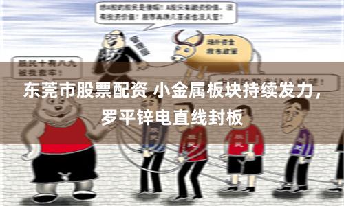 东莞市股票配资 小金属板块持续发力，罗平锌电直线封板