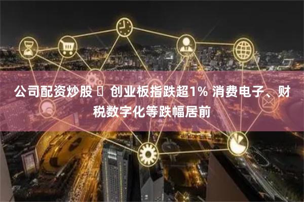 公司配资炒股 ​创业板指跌超1% 消费电子、财税数字化等跌幅居前